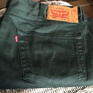 LEVI’S Green 5 fly Denim Jeans